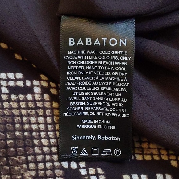 Babaton Python Print Short Sleeve Wrap Wallace Dress - Picture 9 of 10